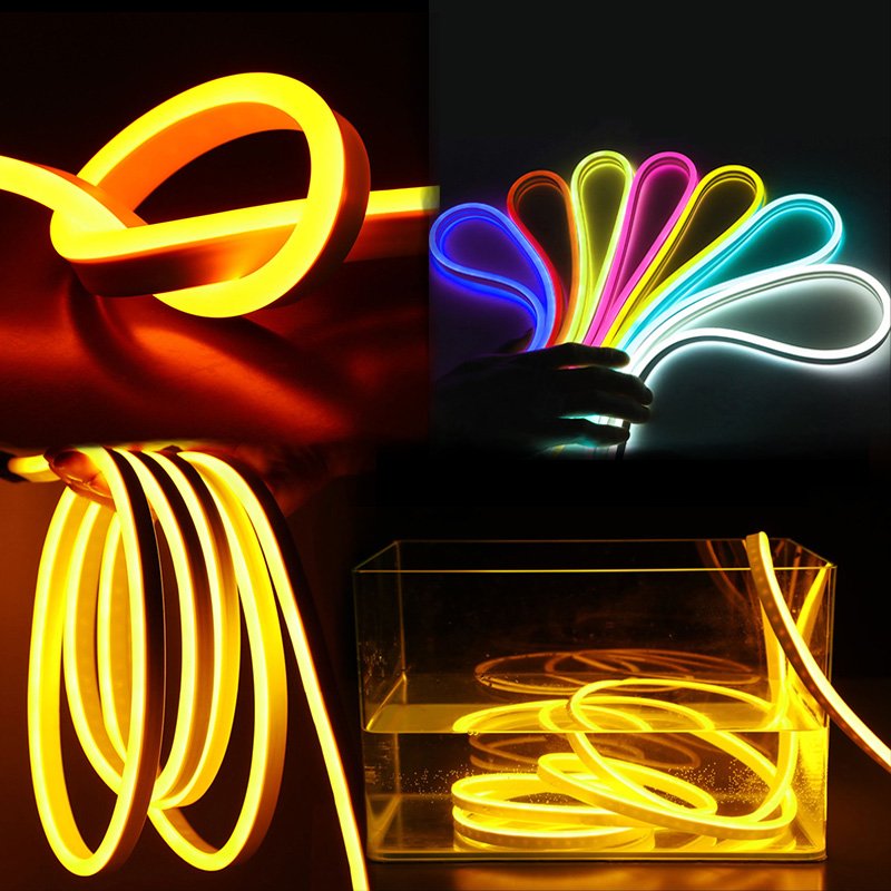 Custom rgb shop open logo letter illuminated light advertising acrylic backlit board flex led neon sign for business bar store