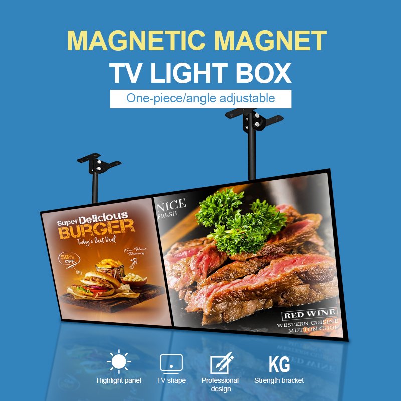 Factory Custom Light Box Menu Led Advertising Menu Board For Restaurant Menu order advertising sign light boxes