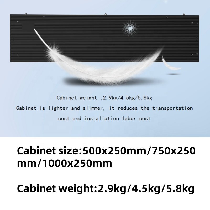 250mmx1000mm Led Billboard Display Large Screen Advertising Board Indoor P3.91 Led Video Wall Panel