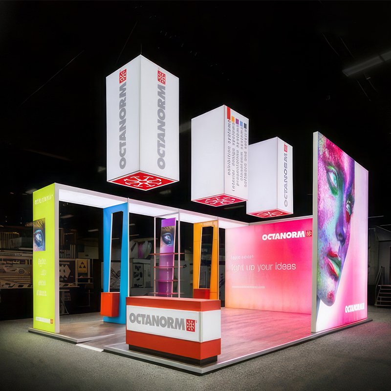 Advertising Trade Show Booth Tension Fabric Led Light Box For Trade Show Led Light Box Stand Trade Show Display Booth