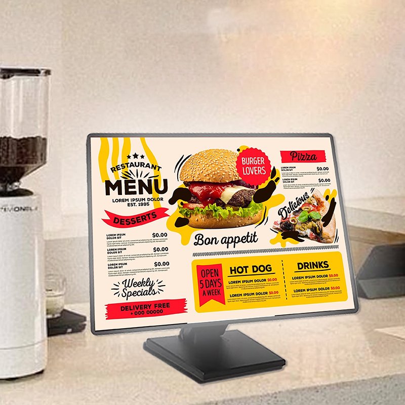 Factory Sell custom Ultra-Thin Tempered Glass LED Advertising Lightboxes A2/A3 Restaurant Movie lightbox display