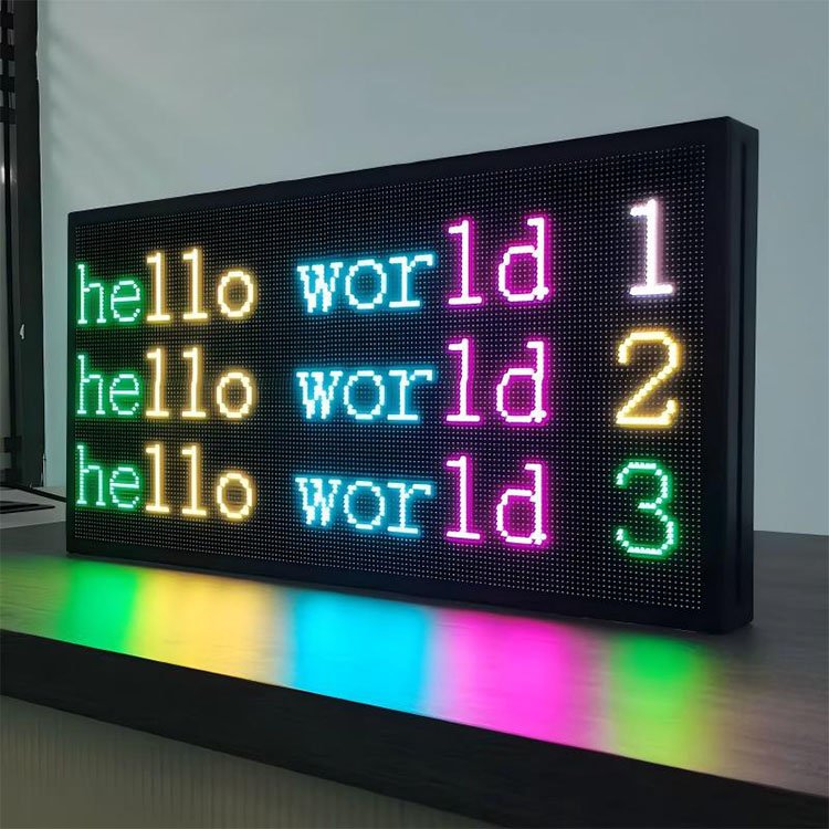 LED Sign P10 LED Display Full color Message Board high Resolution LED Scrolling Display for advertising