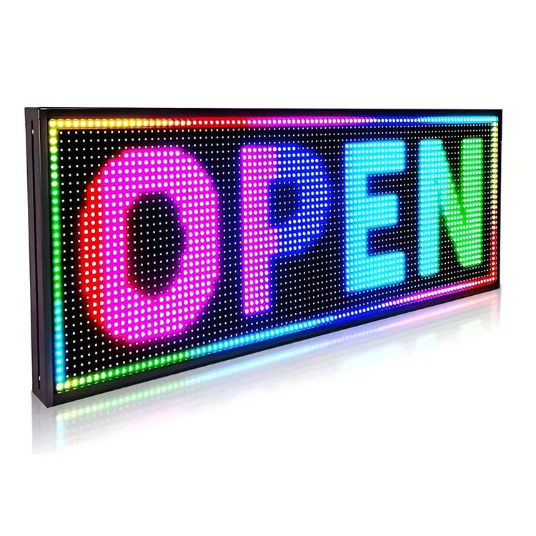 LED Sign P10 LED Display Full color Message Board high Resolution LED Scrolling Display for advertising