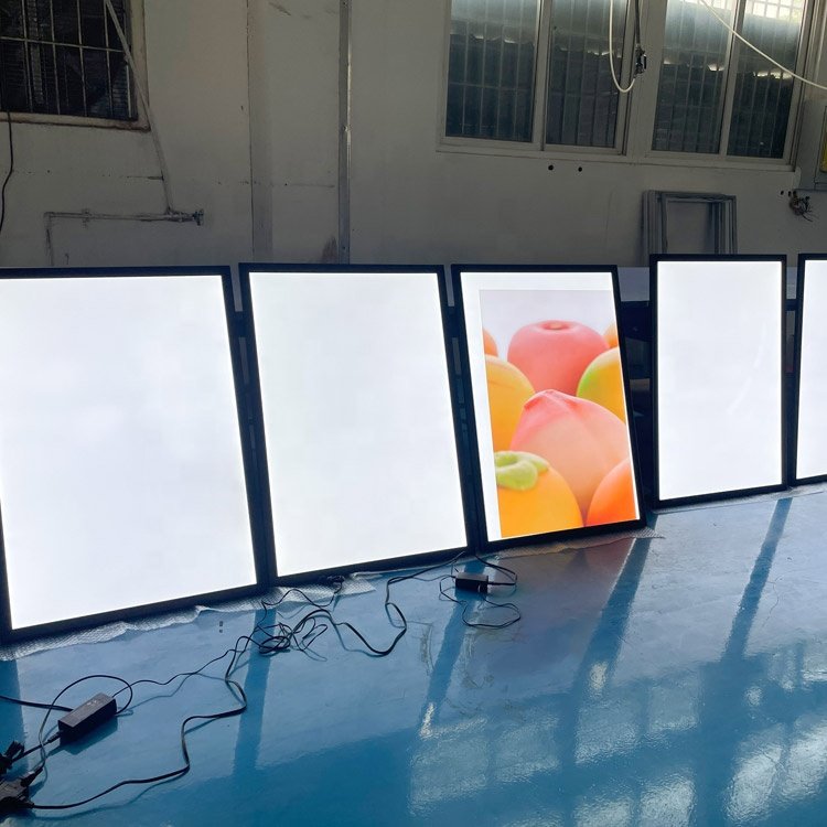 Wall Mounted Poster light box lightboxes led menu board movie poster A0/A1/A2/A3/A4 aluminum Post LED advertising light boxes
