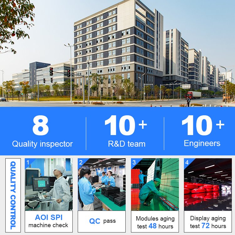 P4 P5 P6 P8 P10 Fixed Pantallas Exterior Video Wall Display Billboard Sign Board Signage Advertising Outdoor LED Screen Display