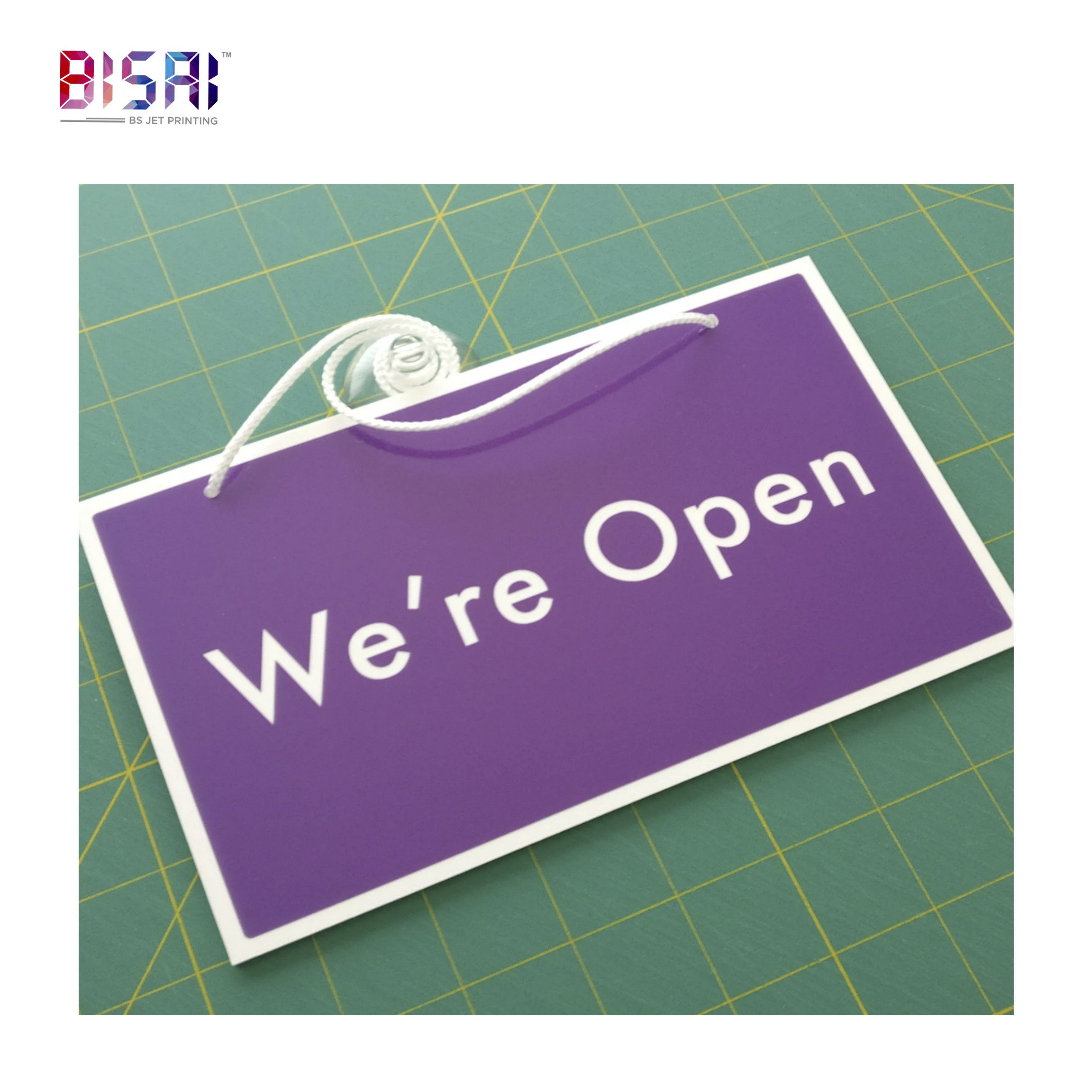 Wholesale High Quality Office Store Door Signs Open Close Business Advertising Acrylic Sign