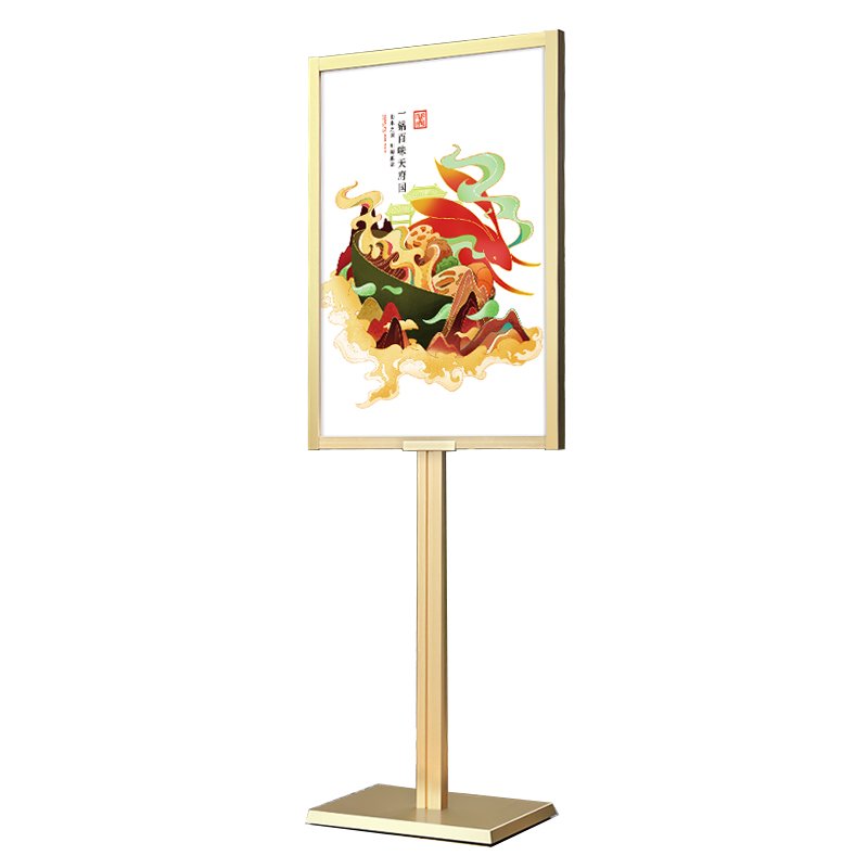 Boze Wholesale Metal Outdoor Shop Sign Board Frame Holder Display Rack for Advertising Boards