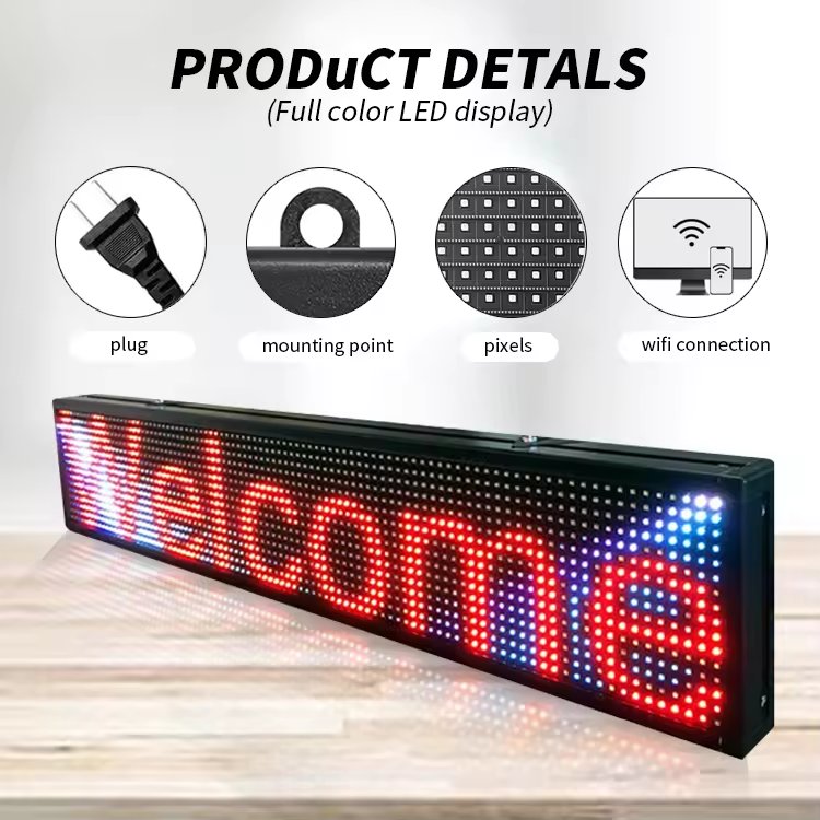 New Bus Mobile Led Screen Ultra Light Cabinet Low Consumption Gps Tracker Bus Station Broadcaster Advertising Screen Led Display