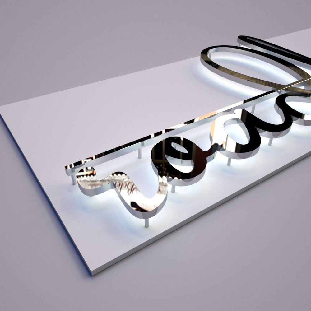 Business Sign Logo Outdoor Led Signage Board Led Company Channel Letter Logo Sign Board