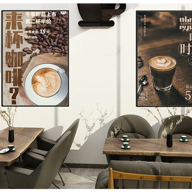 A1 A2 LED Restaurant Menu Board Custom Shape Temper Glass Poster Frame Light Box Aluminum Acrylic Indoor Use 12V Advertising