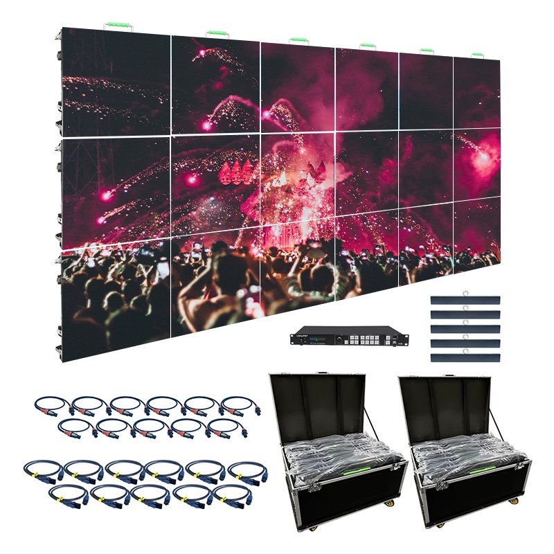 P2.9 P3.9 P4.8 Portable Church Stage Backdrop Led Screen Display Rental Outdoor Indoor Led Video Wall Screen