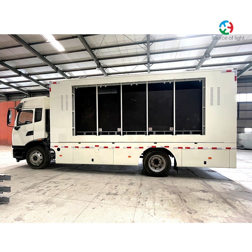 P10 Mobile Video Advertising Boards Billboard Truck For Sale Led Marketing Sign On Trailer