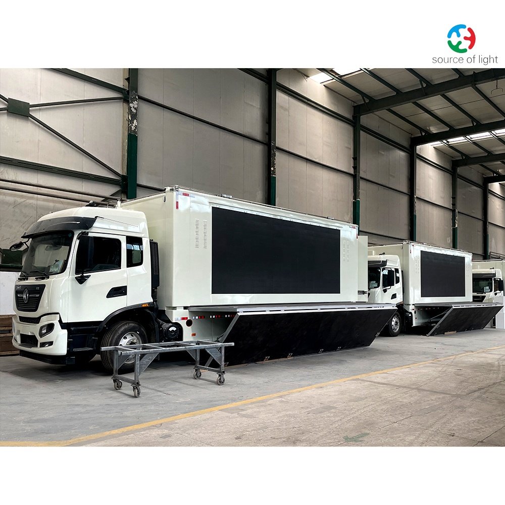 P10 Mobile Video Advertising Boards Billboard Truck For Sale Led Marketing Sign On Trailer