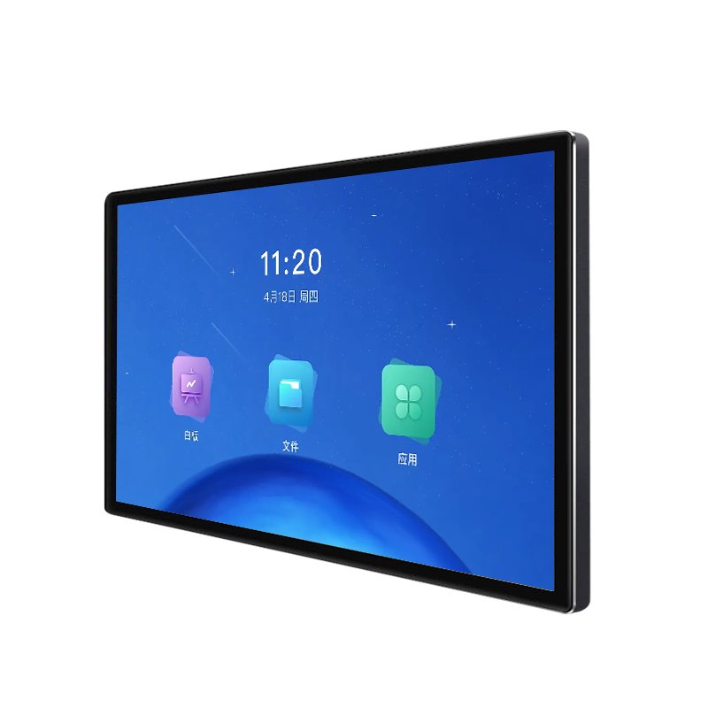 Wall mounted digital signage menu board indoor advertising player LCD wall touch screen all in one machine