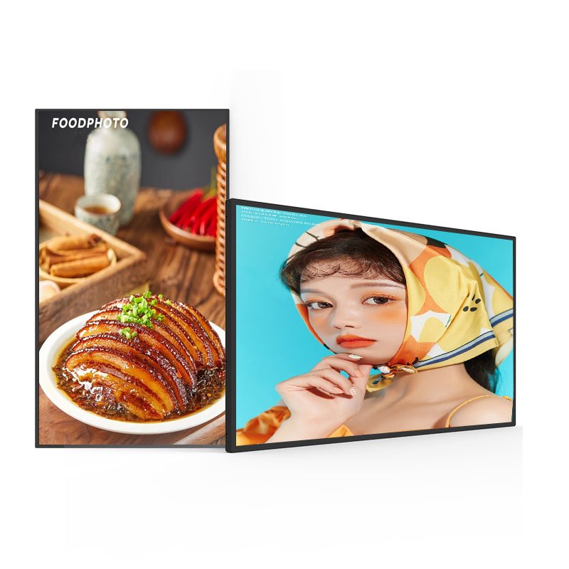 Manufacturer's Hot-selling Wall Mounted Digital Signages Touch Screen 55 Inch Lcd Panel For Digital Advertising Board