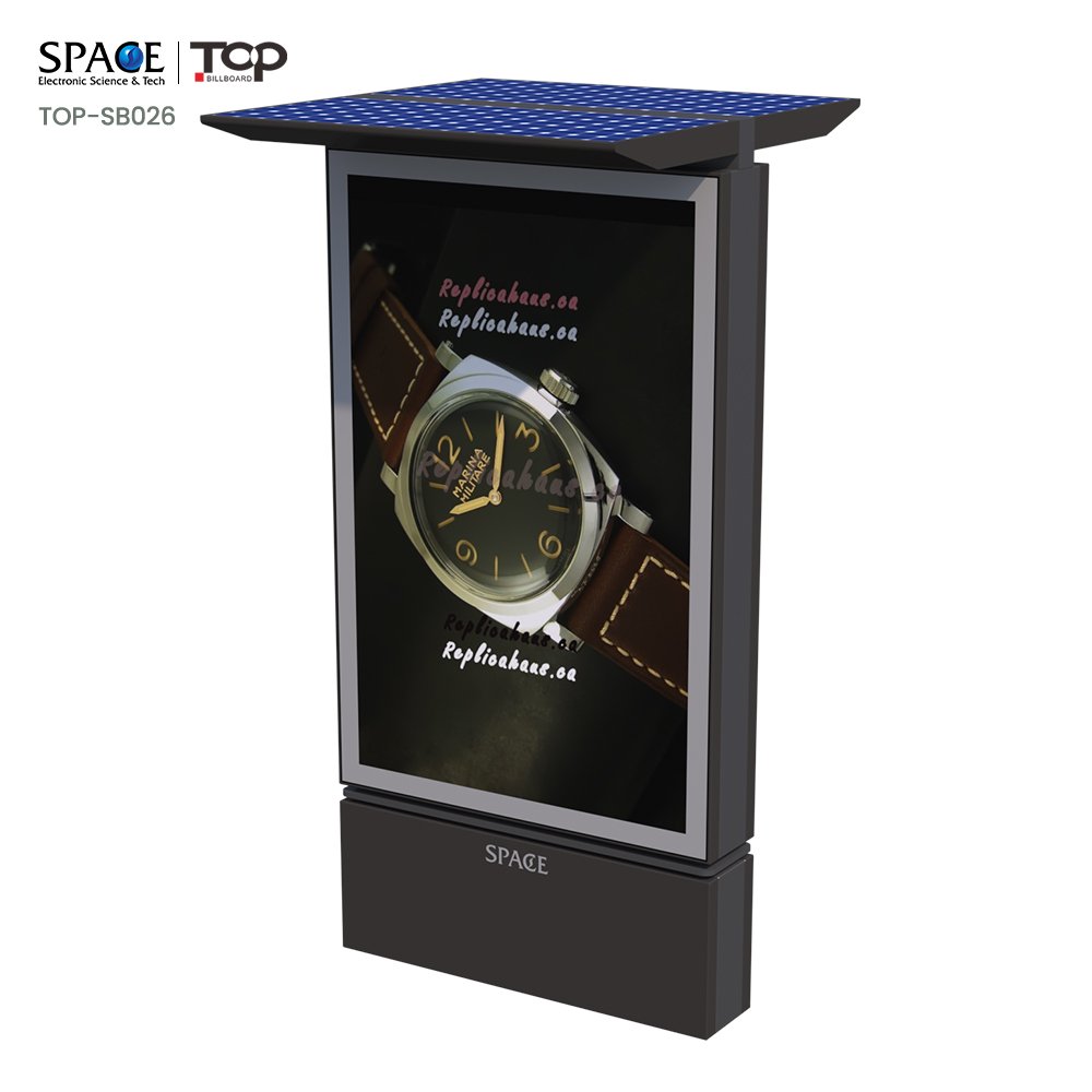 2024 Customized Double Side Rotating Solar Power Advertising Sign Board
