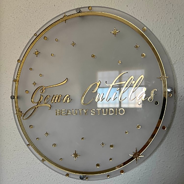Custom Business Logo Beauty Salon Nail Hair Studio Wall Decor Company Name Sign LED Neon Lights 3d acrylic sign