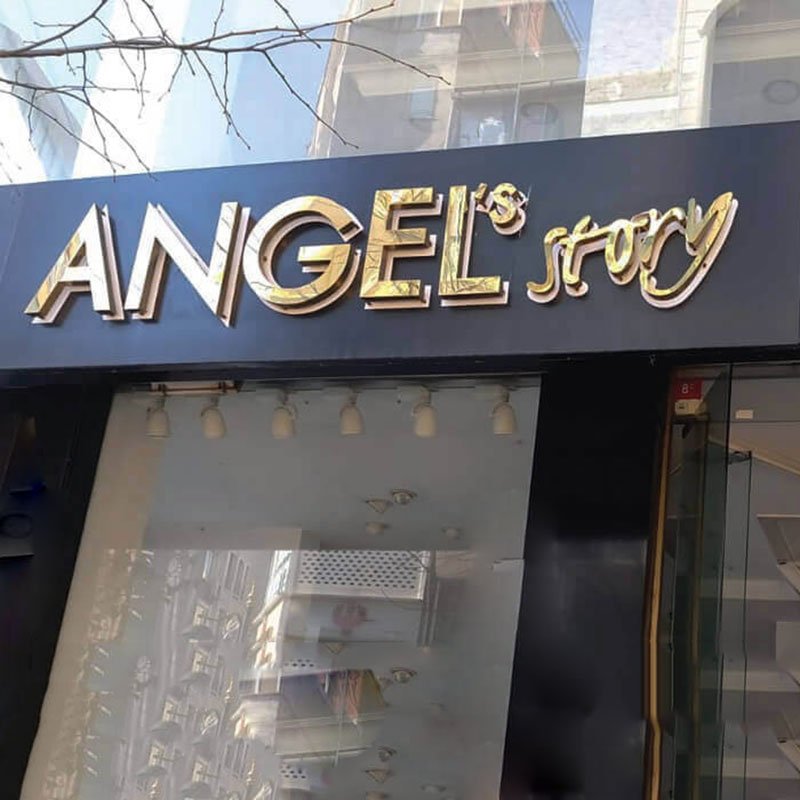 Outdoor Backlit Stainless Steel Letters Wholesale Metal 3D Acrylic Letter Logo Metal Signs Logo Stainless Custom Sign Board