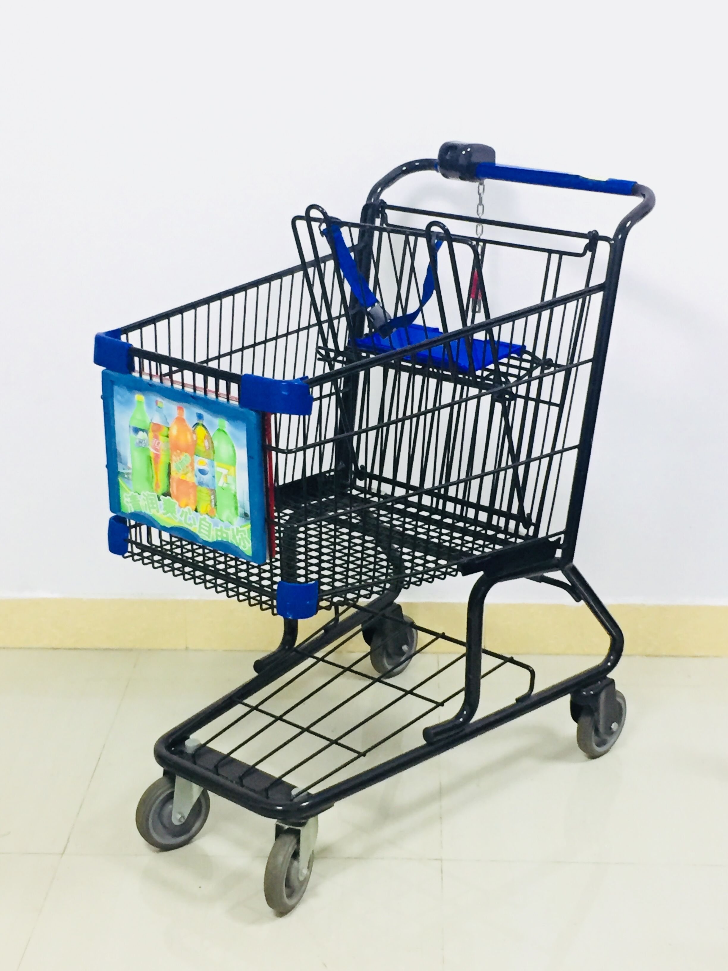 NEW Shopping Trolley A4 Size Advertising Display Board, Trolley Advertising Display With A4 Size Paper