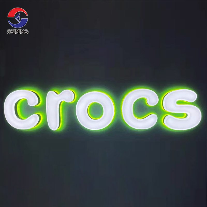 SHINING Advertising Board LED Neon Light Sign Medium Size for Shop Window Acrylic Letter Sign store front signs