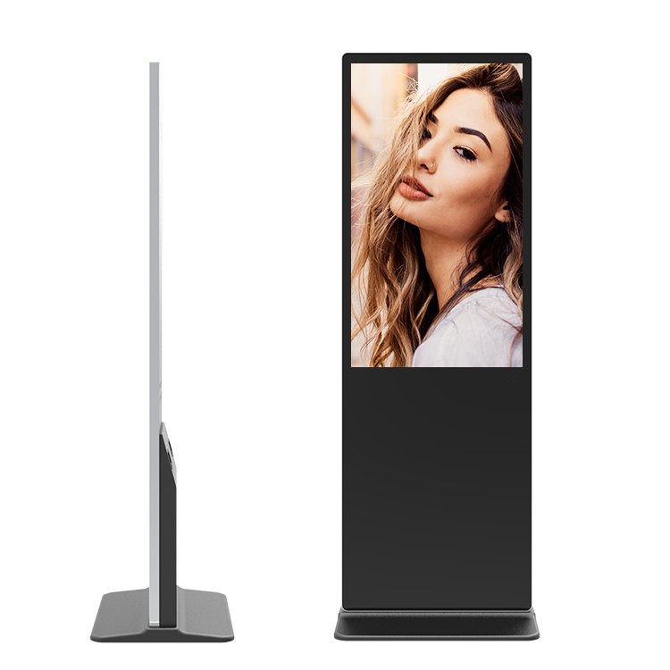 32" 43" 50" 55" 65" 1920X1080 Fhd 2K/4K Lcd Split Screen Display Advertising Player Freestanding Small Digital Signage
