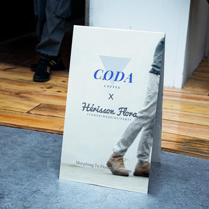 Sliver gold mirror stainless Steel A-frame Signage double side stand advertising board business sign outdoor