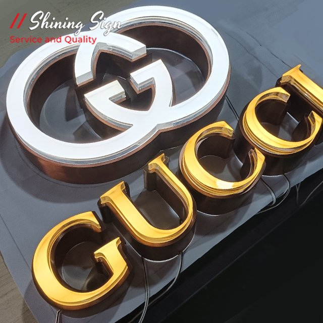 3D Lighting Acrylic Mini LED Channel Letter Sign Bending Machine Making Acrylic face Lighting Letters Sign Board