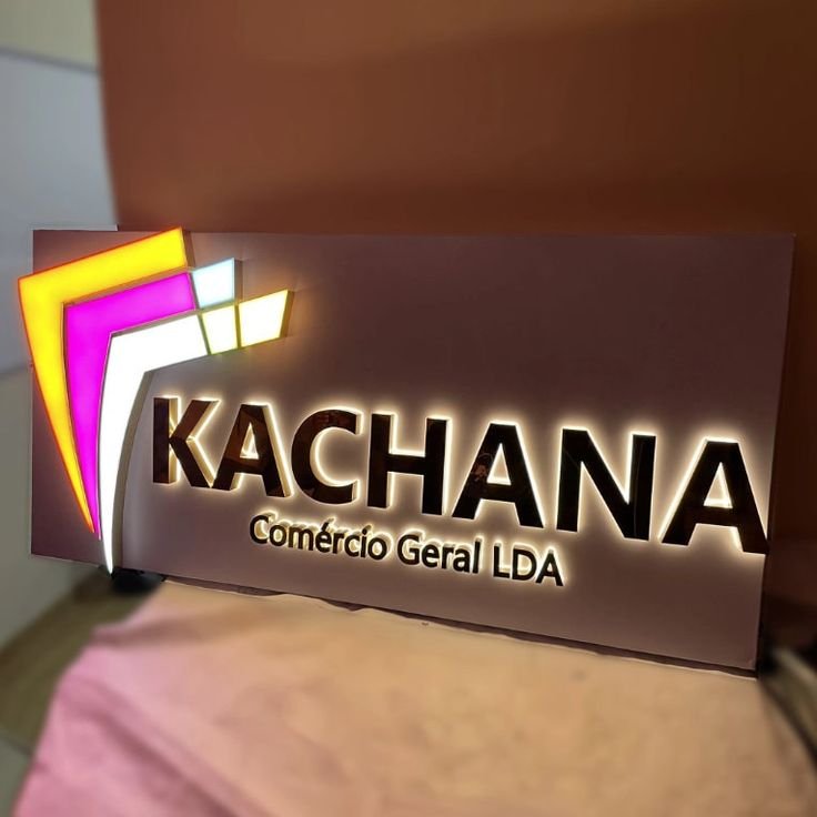 illumination led sign board outdoor advertising business name sign custom metal wall logo sign