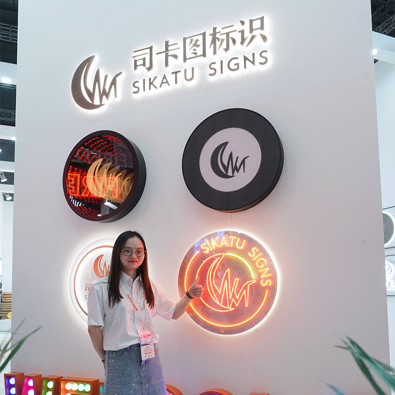 Custom Tempered Glass 3D Holographic Extended Effect Abyss Magic Infinity Mirror Commercial LED Advertising Luxury Light Box