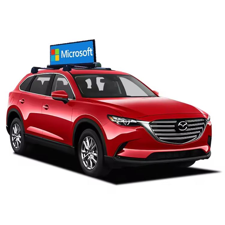 P5 Advertising Board Digital Taxi Roof Advertising Sign Taxi Top Led Display Car Display light emitting diode module component