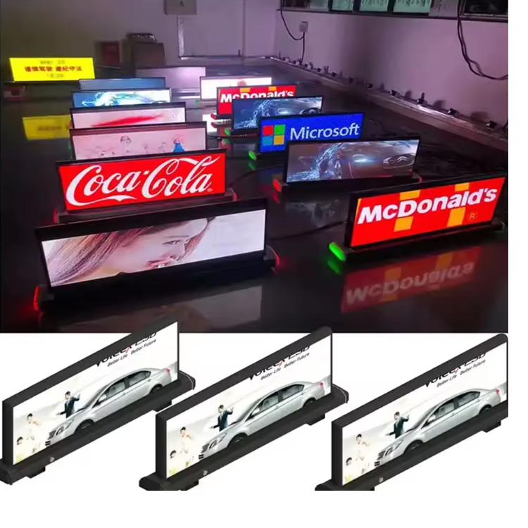 P5 Advertising Board Digital Taxi Roof Advertising Sign Taxi Top Led Display Car Display light emitting diode module component