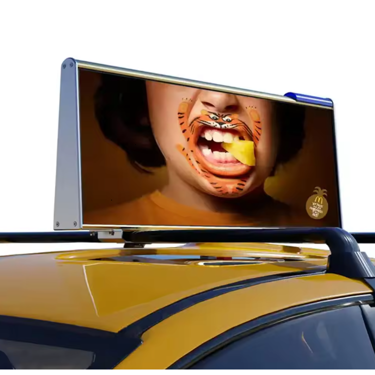 P5 Advertising Board Digital Taxi Roof Advertising Sign Taxi Top Led Display Car Display light emitting diode module component