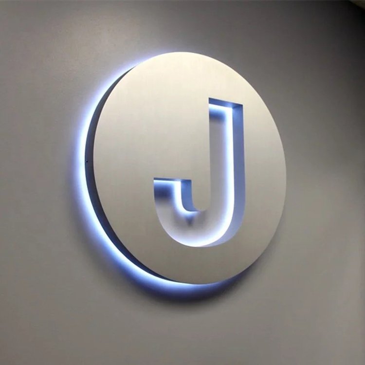 3D signage stainless steel led logo sign custom acrylic letter logo sign advertising lightboxes custom led sign for business