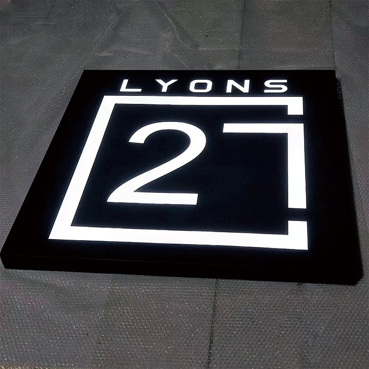 3D signage stainless steel led logo sign custom acrylic letter logo sign advertising lightboxes custom led sign for business