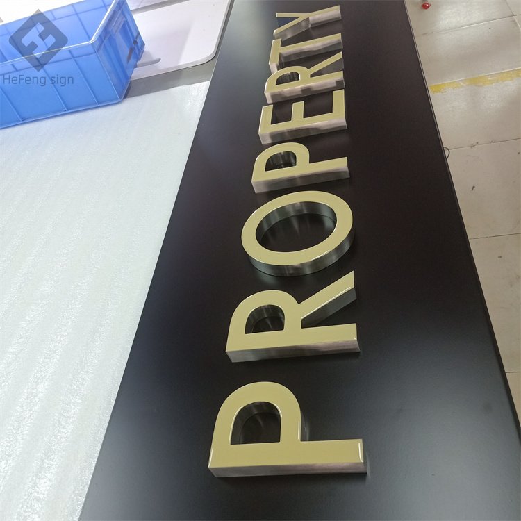 Custom 3d Shop Name Signage Epoxy Resin Channel Letter Led Advertising Sign Board