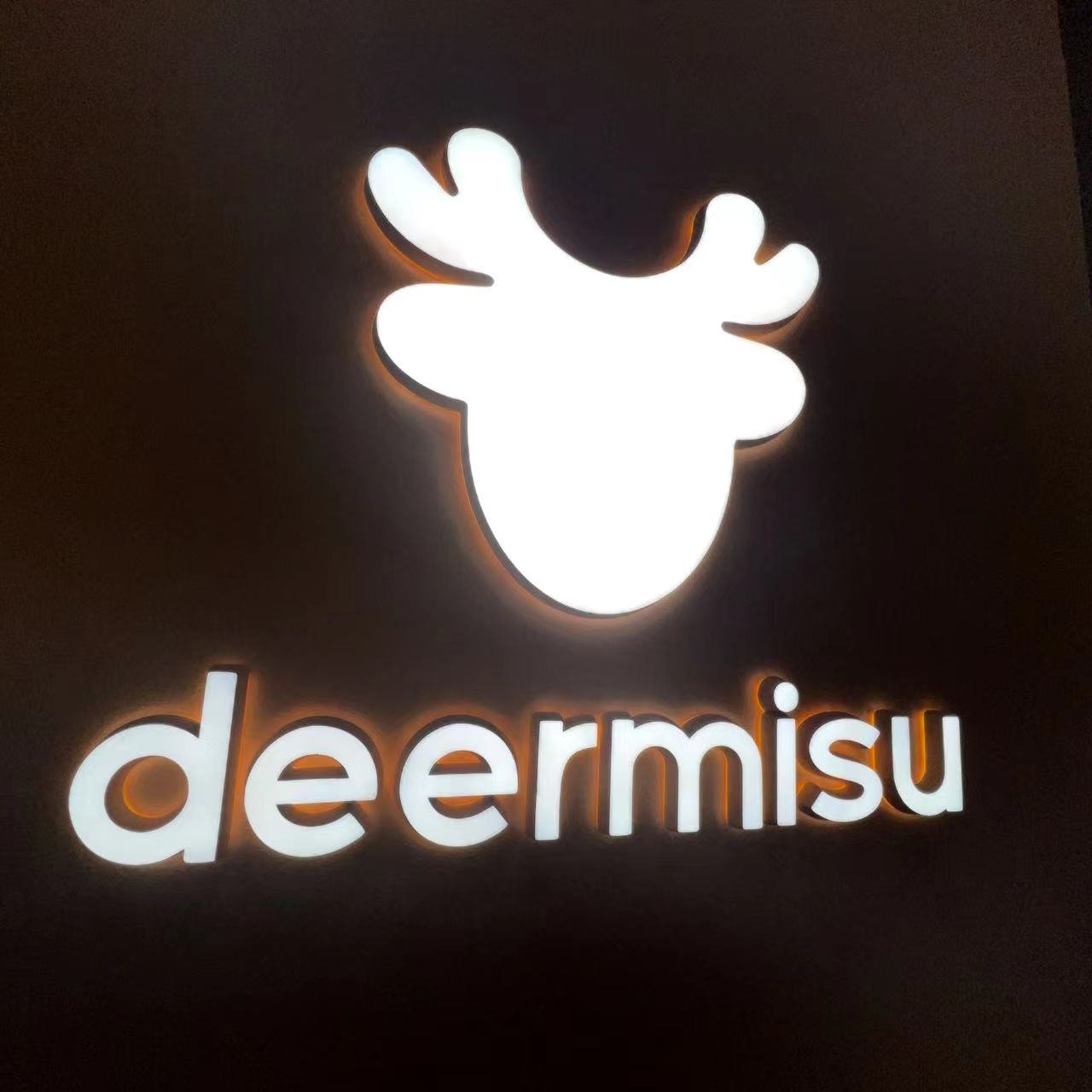 Custom shop sign board outdoor advertising led illuminated letter signs for business