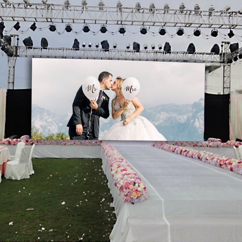 Four Sided LED Indoor SMD P3.91 Led Module Screen Display Led Video Wall Pitch 3.9mm Led Lights Stage Backdrop Video Wall Price