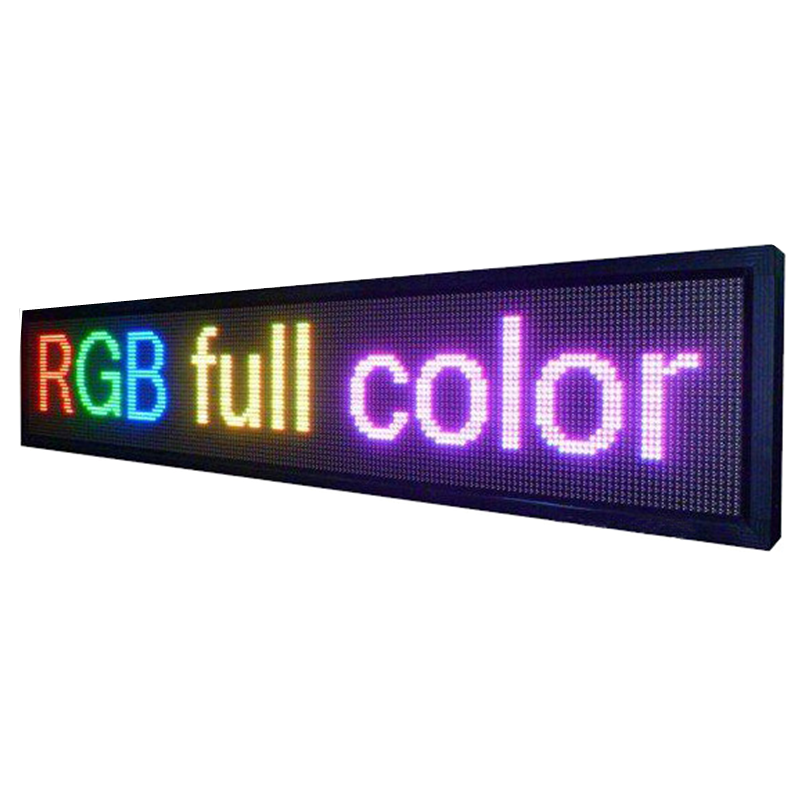 Electronic Outdoor P10136x40cm Advertising Display Program Scrolling Moving LED Message Sign Board
