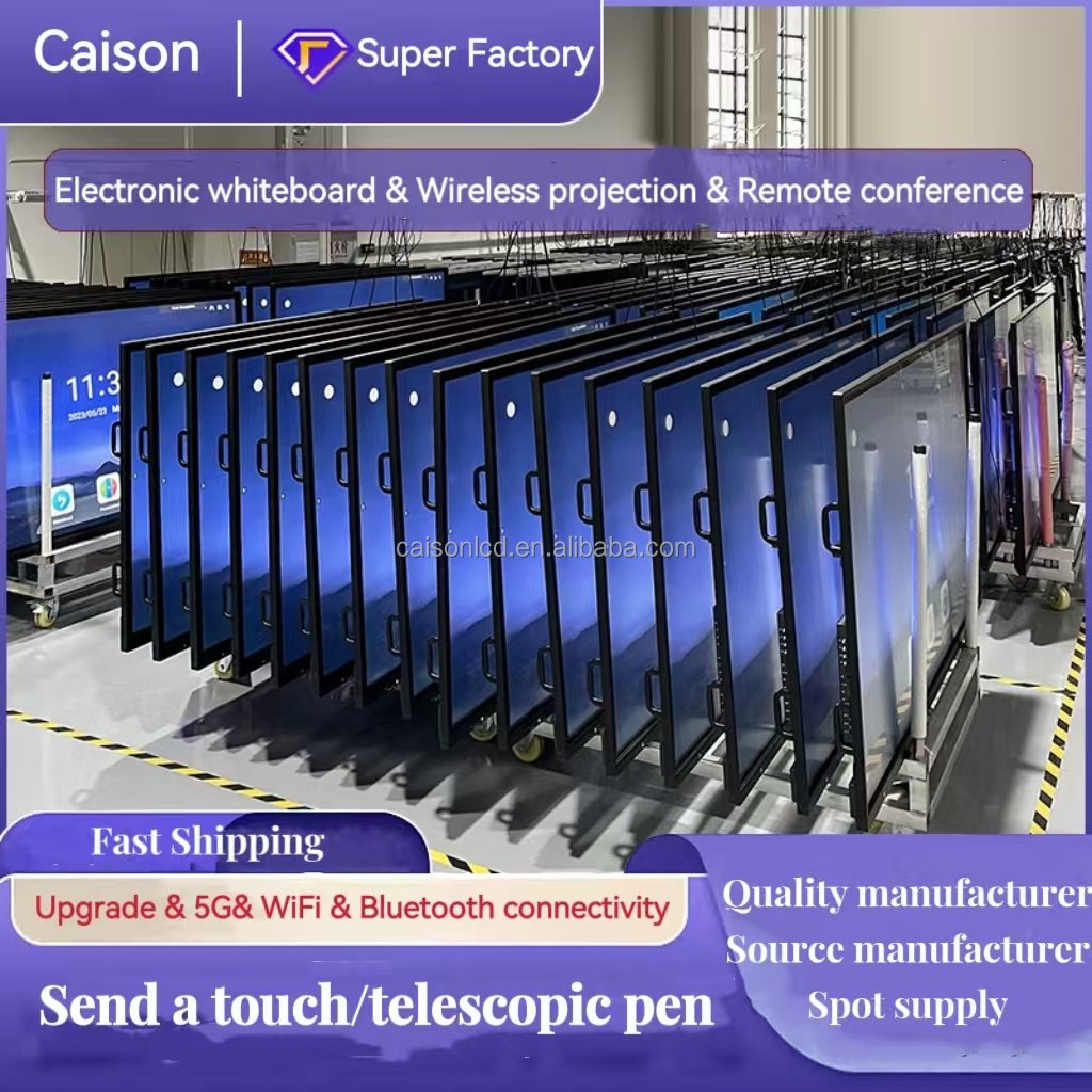 55 inch Conference tablet interactive infrared electronic whiteboard touch teaching all-in-one machine training display