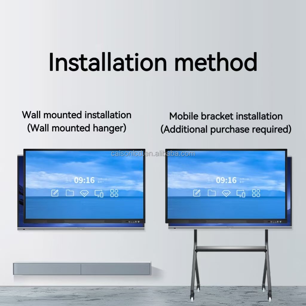 55 inch Conference tablet interactive infrared electronic whiteboard touch teaching all-in-one machine training display