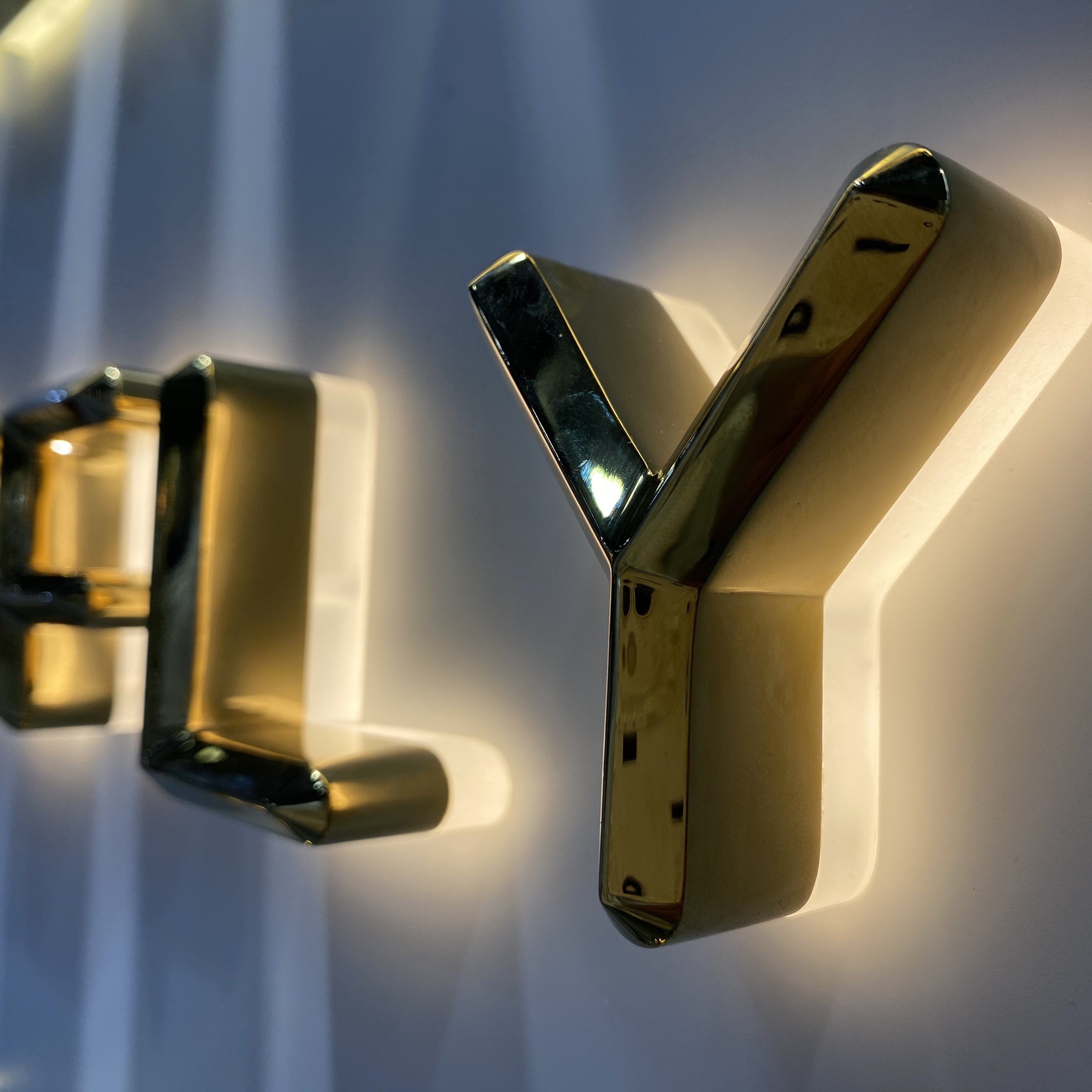Professional enseigne lumineuse acrylic sign letter led aluminum letters