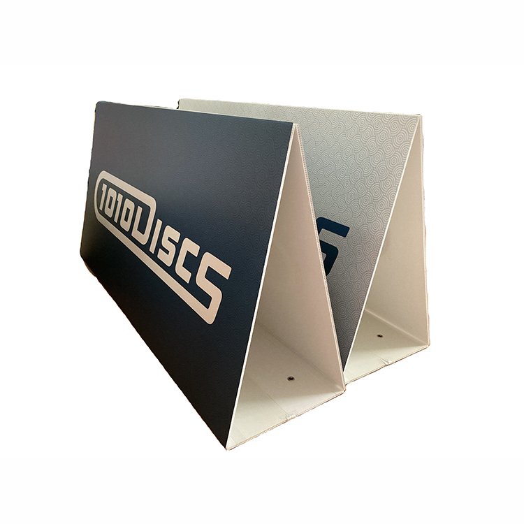 Outdoor Triangle A Board Sign Advertising sheet UV Customized Triangle Sign Board PVC board corflute sign