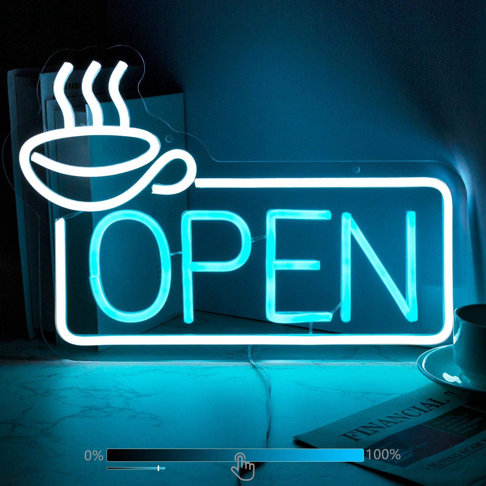 Neon Abyss Mirror Luminous Letters Custom Led Advertising Board Network Red Logo Atmosphere