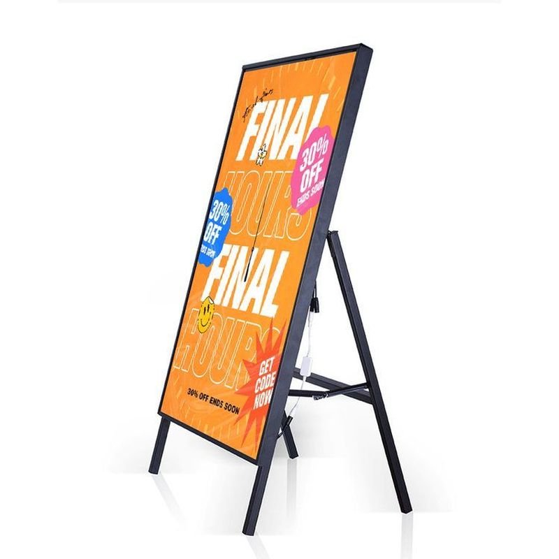 Ultra-thin light box Floor Standing Led Signage Display Shopping Mall Led Screen Advertising Display Stree Signs