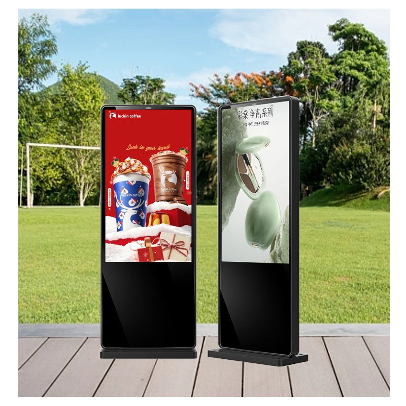 Factory Price 55-Inch Outdoor HD LCD Advertising Screen Waterproof Digital Signage Kiosk for Restaurant Menu Board