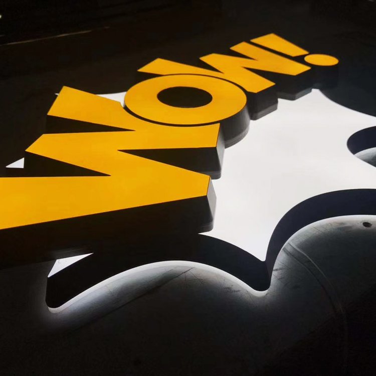 Customized Channel 3d Letters logo sign led Outdoor Store Signage 3d Acrylic Logo Sign 3D Letters custom led sign for business