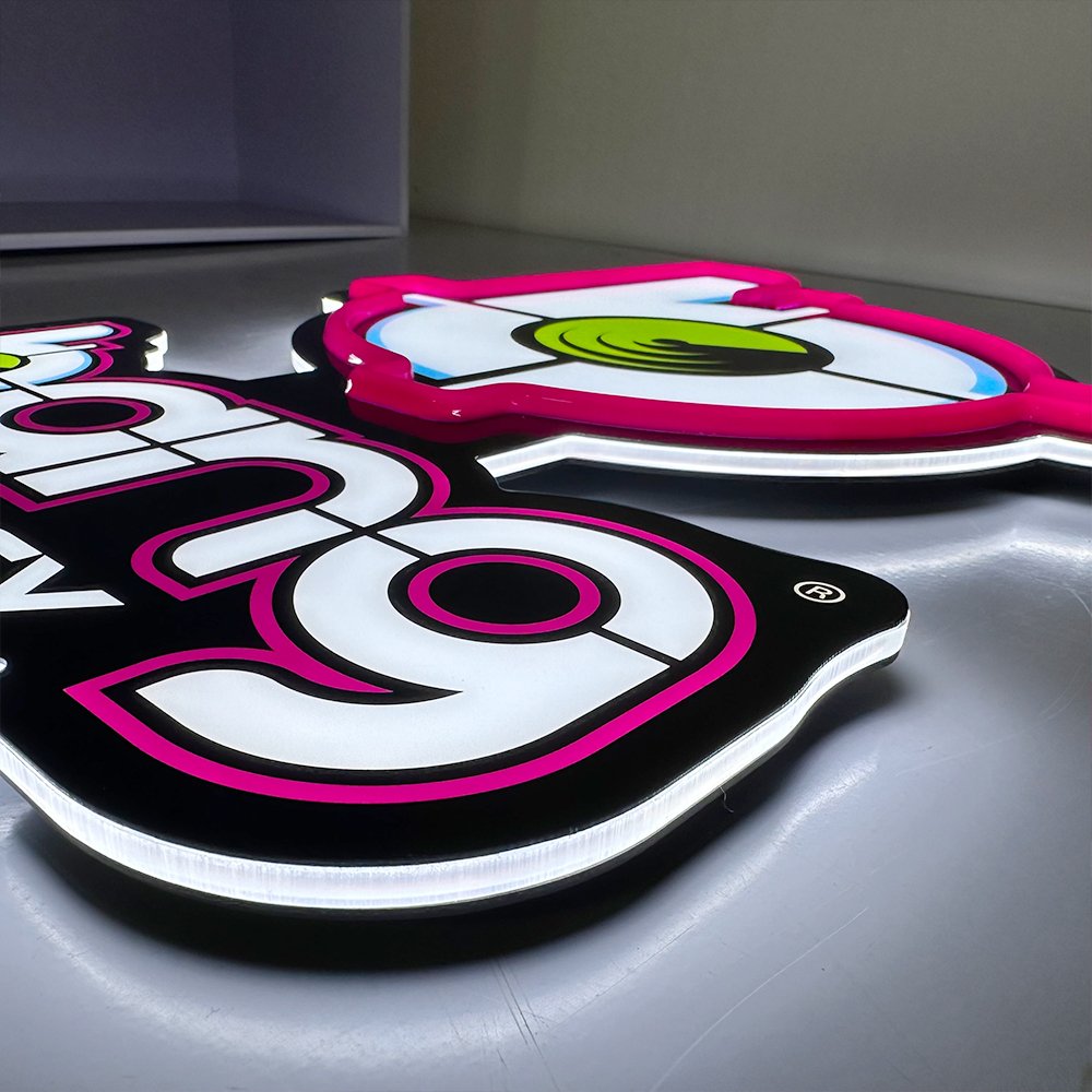 Custom Free Design Wall Mount Sign Acrylic Board for Shop & Nightclub Advertising Light Boxes