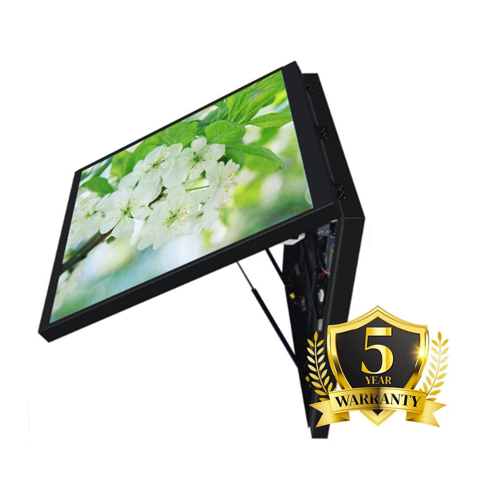 P4 Outdoor Waterproof Full Color Double Sided 2 Face Advertising Digital Billboard All In One Storefront Open Led Sign Board