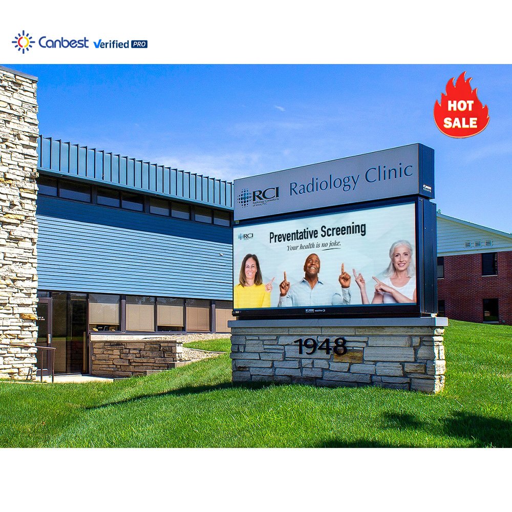 P4 Outdoor Waterproof Full Color Double Sided 2 Face Advertising Digital Billboard All In One Storefront Open Led Sign Board