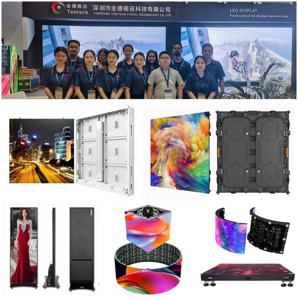 Tentech Manufacturer Digital Signage Advertising Film Wall Panel HD Video 3D TV Poster Outdoor Display Billboard Buy LED Screen